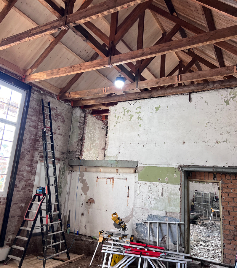 Restauratie van monumentaal schooltje in Leiden